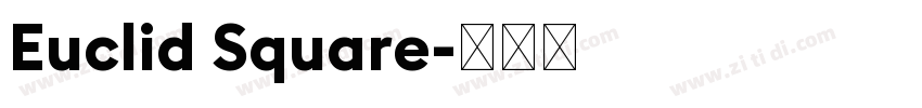 Euclid Square字体转换